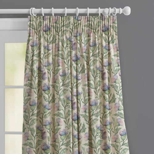 Floral Purple M2M - Ettrick Printed Made to Measure Curtains Heather Voyage Maison
