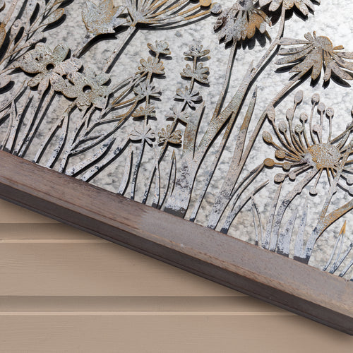 Floral Grey Accessories - Fleur Et Faune Square Antique Mirror Greywash Voyage Maison
