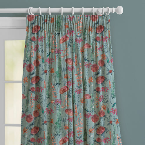 Floral Blue M2M - Florabunda Printed Made to Measure Curtains Cornflower Voyage Maison