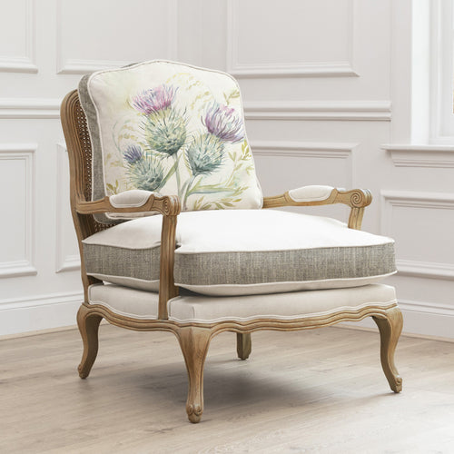 Floral Purple Furniture - Florence Oak Thistle Glen Chair Lilac Voyage Maison