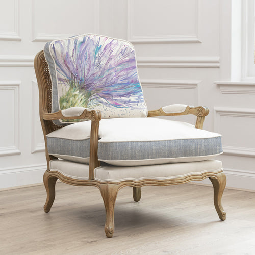 Floral Purple Furniture - Florence Oak Expressive Thistle Chair Lilac Voyage Maison