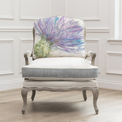 Floral Purple Furniture - Florence Stone Expressive Chair Thistle Voyage Maison
