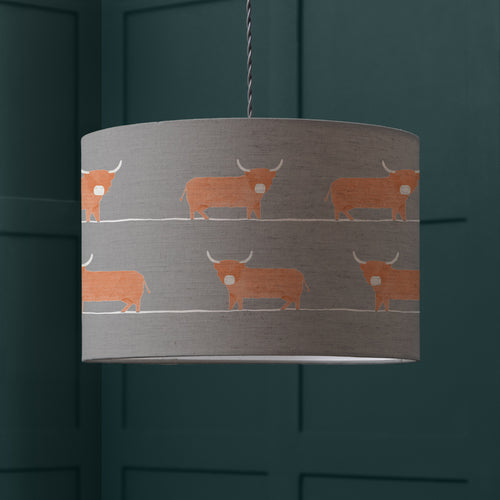 Animal Grey Lighting - Folklore Eva Lamp Shade Granite Voyage Maison