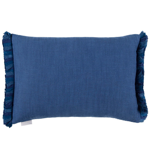 Voyage Maison Gerroa Printed Feather Cushion in Cobalt