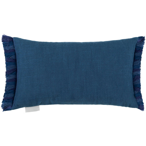 Voyage Maison Glenaire Printed Feather Cushion in Cobalt