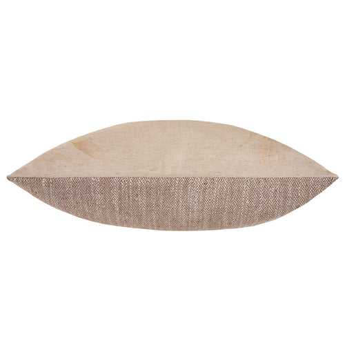 Animal Cream Cushions - Gregor Stag Printed Feather Filled Cushions Natural Voyage Maison