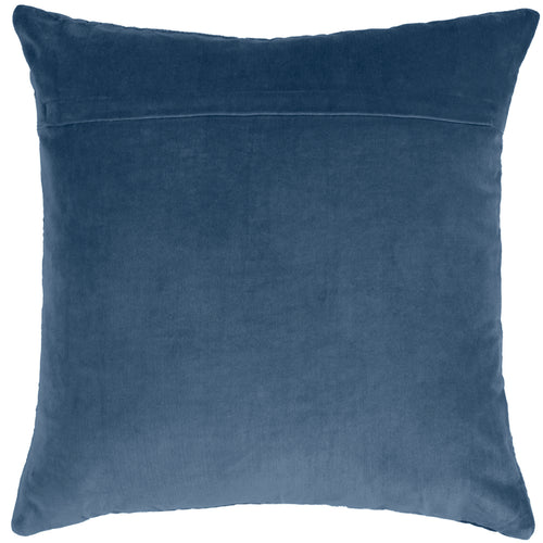 Additions Haze Embroidered Feather Cushion in Bluebelle