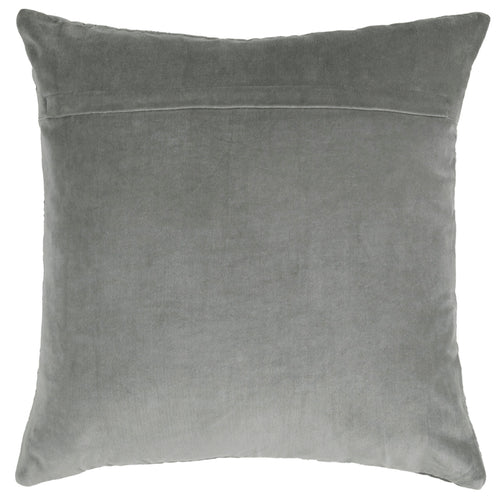 Additions Haze Embroidered Feather Cushion in Steel