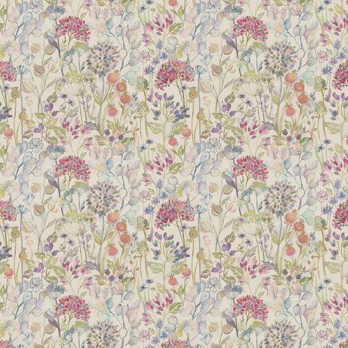 Floral Multi Fabric - Hedgerow Printed Linen Fabric Linen Voyage Maison