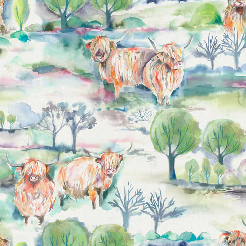 Animal Green Wallpaper - Heilan  1.4m Wide Width Wallpaper (By The Metre) Herd Voyage Maison