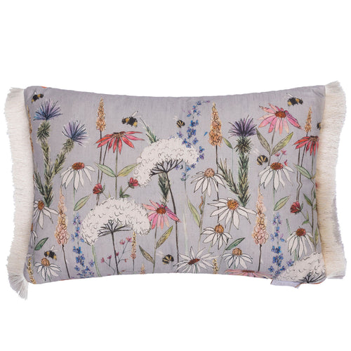 Voyage Maison Hermione Printed Feather Cushion in Silver