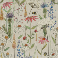 Samples - Hermione Printed Fabric Sample Swatch Linen Voyage Maison