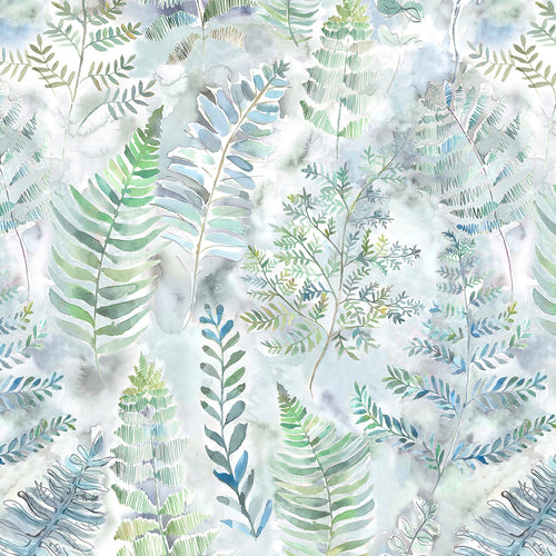 Floral Blue M2M - Honister Printed Made to Measure Curtains Teal Voyage Maison