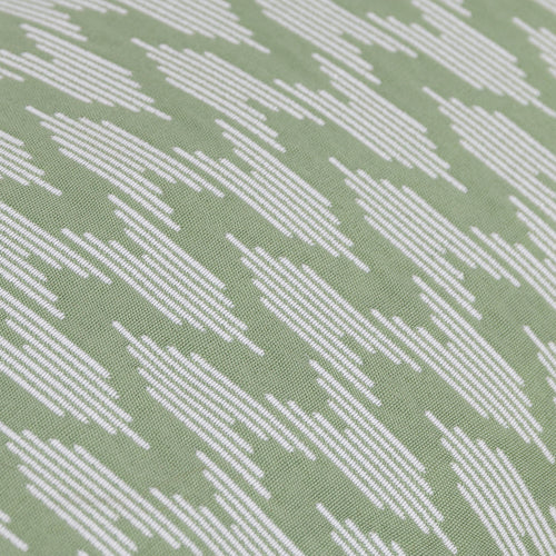 Green Cushions - Hutton Woven Jacquard Feather Rich Filled Cushion Sage Sanderson