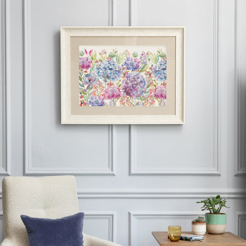 Floral Purple Wall Art - Hydrangea  Framed Print Birch Voyage Maison