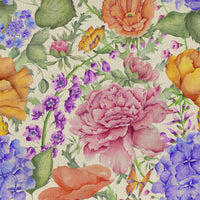 Samples - Idalia Mini Printed Cotton Fabric Sample Swatch Fuchsia Voyage Maison