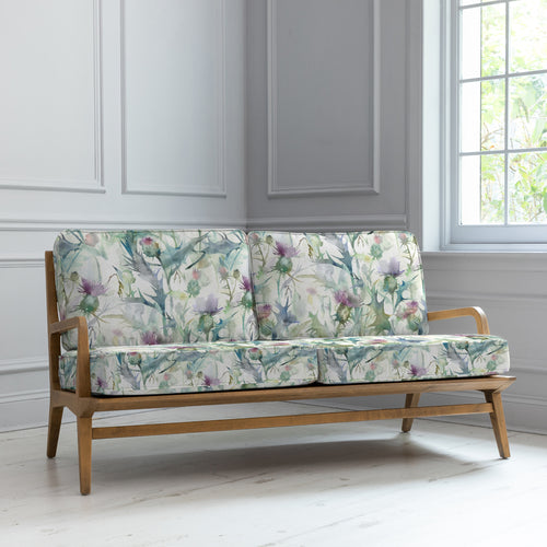 Floral Green Furniture - Idris Cirsium 2-Seater Sofa Chair Damson Voyage Maison