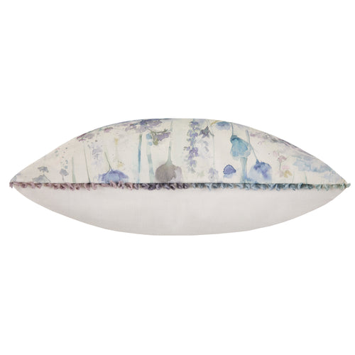 Floral Purple Cushions - Ilinizas Printed Square Feather Filled Cushions Violet Voyage Maison