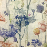 Samples - Ilinizas Printed Fabric Sample Swatch Clementine Natural Voyage Maison