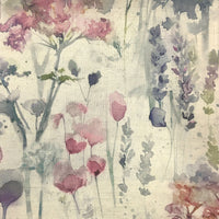 Samples - Ilinizas Printed Fabric Sample Swatch Coral Natural Voyage Maison