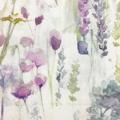 Floral Purple Fabric - Ilinizas Printed Cotton Fabric (By The Metre) Summer Voyage Maison