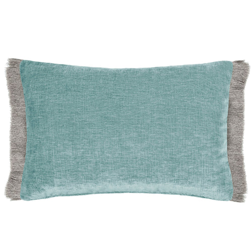 Additions Isernia Feather Cushion in Aqua