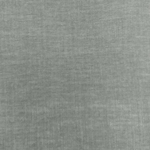 Plain Grey Fabric - Isernia Plain Velvet Fabric (By The Metre) Mist Voyage Maison