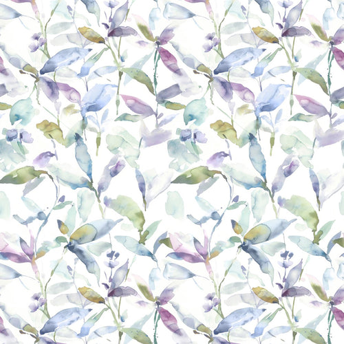 Floral Blue Fabric - Jarvis Printed Cotton Fabric (By The Metre) Pacific Voyage Maison