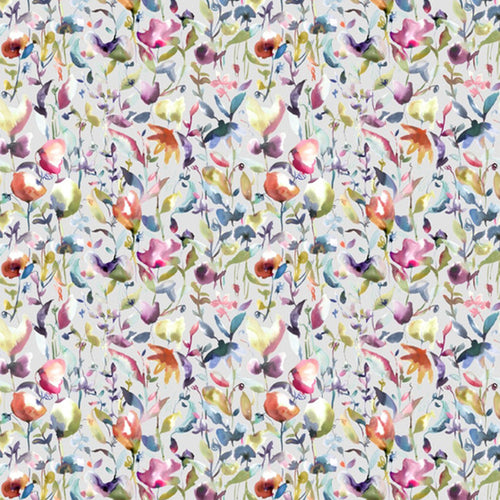 Floral Grey Fabric - Jayin Printed Cotton Fabric (By The Metre) Stone Voyage Maison