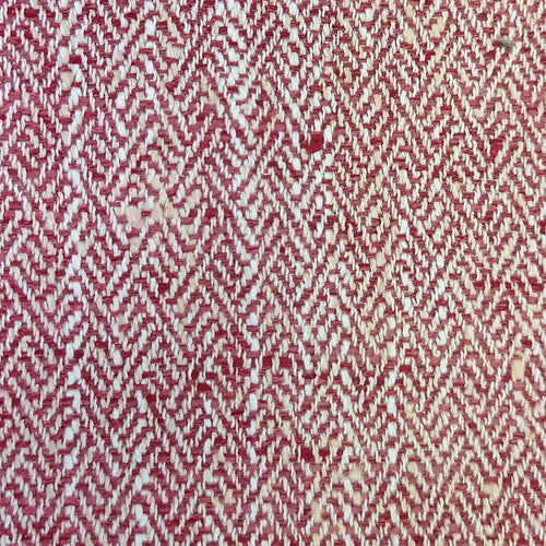 Voyage Maison Jedburgh Textured Woven Fabric Remnant in Garnet