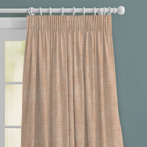 Plain Pink M2M - Jedburgh Textured Woven Made to Measure Curtains Default Voyage Maison