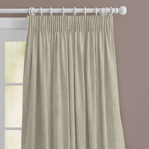 Plain Cream M2M - Jedburgh Textured Woven Made to Measure Curtains Default Voyage Maison