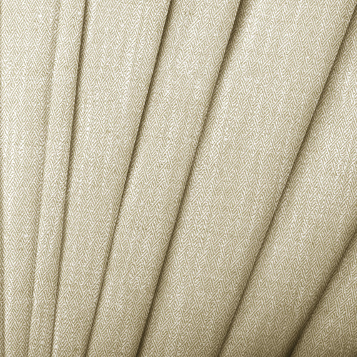 Plain Cream M2M - Jedburgh Textured Woven Made to Measure Curtains Default Voyage Maison