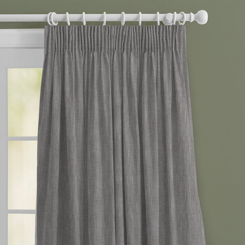 Plain Brown M2M - Jedburgh Textured Woven Made to Measure Curtains Default Voyage Maison