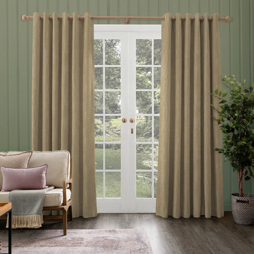 Plain Grey M2M - Jedburgh Textured Woven Made to Measure Curtains Default Voyage Maison