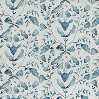 Samples - Juna Printed Cotton Fabric Sample Swatch Denim Voyage Maison