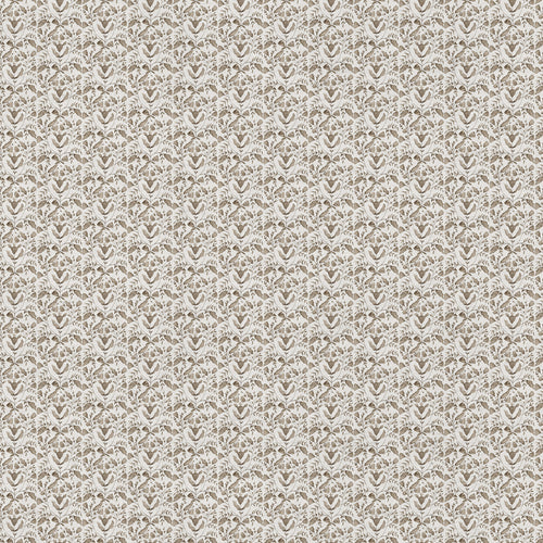 Floral Beige Fabric - Juna Printed Cotton Fabric (By The Metre) Stone Voyage Maison