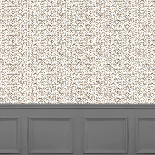 Abstract Beige Wallpaper - Juna  1.4m Wide Width Wallpaper (By The Metre) Stone Voyage Maison