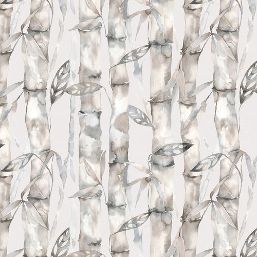 Floral Grey Wallpaper - Kanto  1.4m Wide Width Wallpaper (By The Metre) Bamboo Voyage Maison