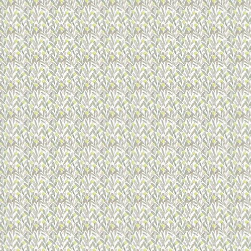Floral Green Fabric - Katsura Printed Cotton Fabric (By The Metre) Sage Voyage Maison