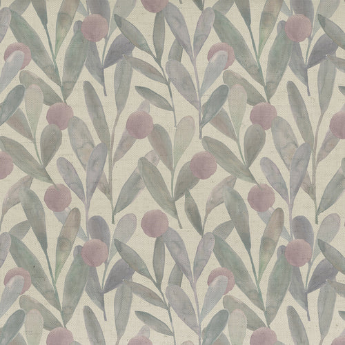 Floral Purple Fabric - Katsura Printed Cotton Fabric (By The Metre) Violet Voyage Maison