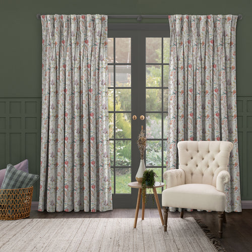 Animal Cream M2M - Kelston Printed Made to Measure Curtains Cinnamon Voyage Maison
