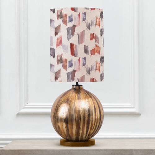 Abstract Gold Lighting - Belina  & Arwen Anna  Complete Table Lamp Glass/Rosewater Additions