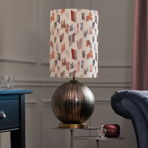 Abstract Gold Lighting - Belina  & Arwen Anna  Complete Table Lamp Glass/Rosewater Additions