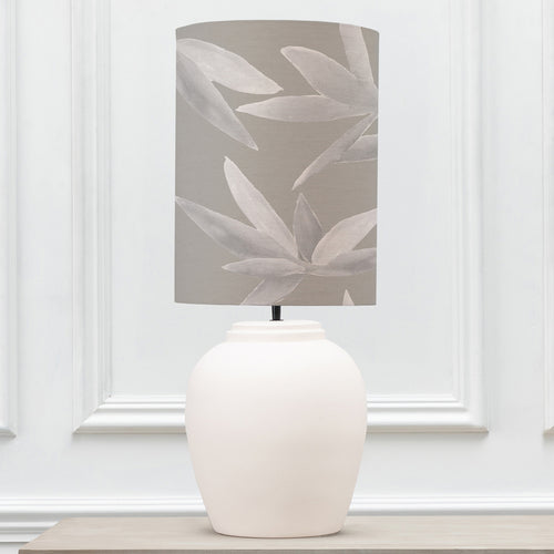 Floral White Lighting - Evora  & Silverwood Anna  Complete Table Lamp Ecru/Snow Additions