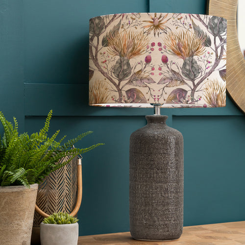 Floral Grey Lighting - Inopia   & Varys Eva  Complete Lamp Grey/Gold Voyage Maison
