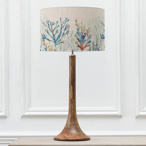 Abstract Brown Lighting - Coral Reef Eva & Kinross Complete Table Lamp Mango/Cobalt Voyage Maison