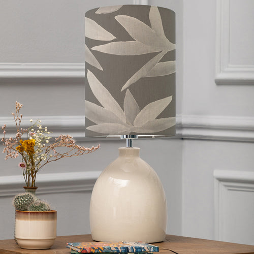 Floral Cream Lighting - Leura  & Silverwood Anna  Complete Table Lamp Cream/Frost Additions