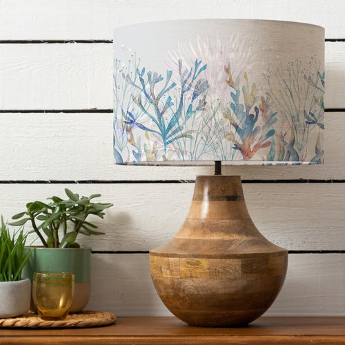 Abstract Brown Lighting - Leven  & Coral Reef Eva  Complete Table Lamp Mango/Kelpie Voyage Maison