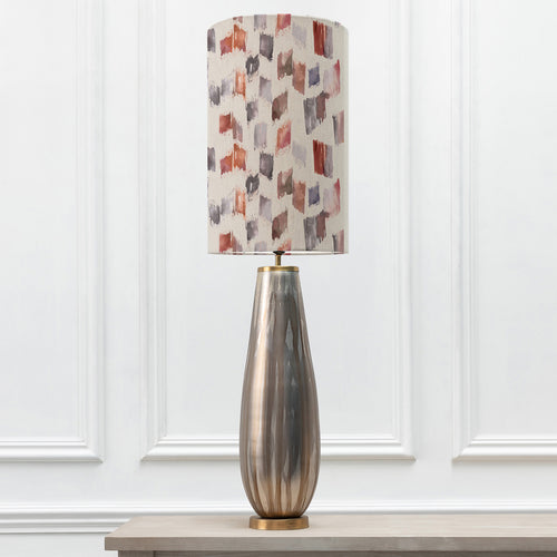 Abstract Gold Lighting - Minerva  & Arwen Anna  Complete Table Lamp Glass/Rosewater Additions